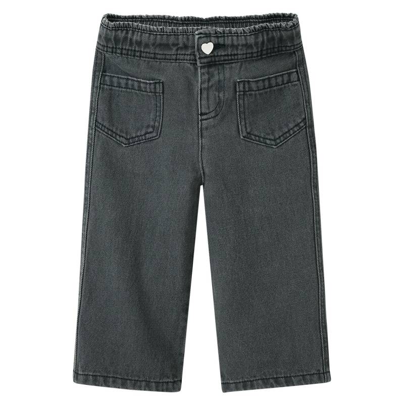 Baby Wide-Leg-Jeans mit Paperbag-Bund von Topomini