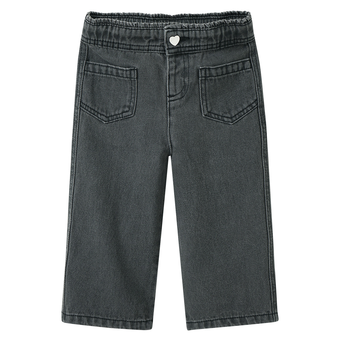 Baby Wide-Leg-Jeans mit Paperbag-Bund von Topomini