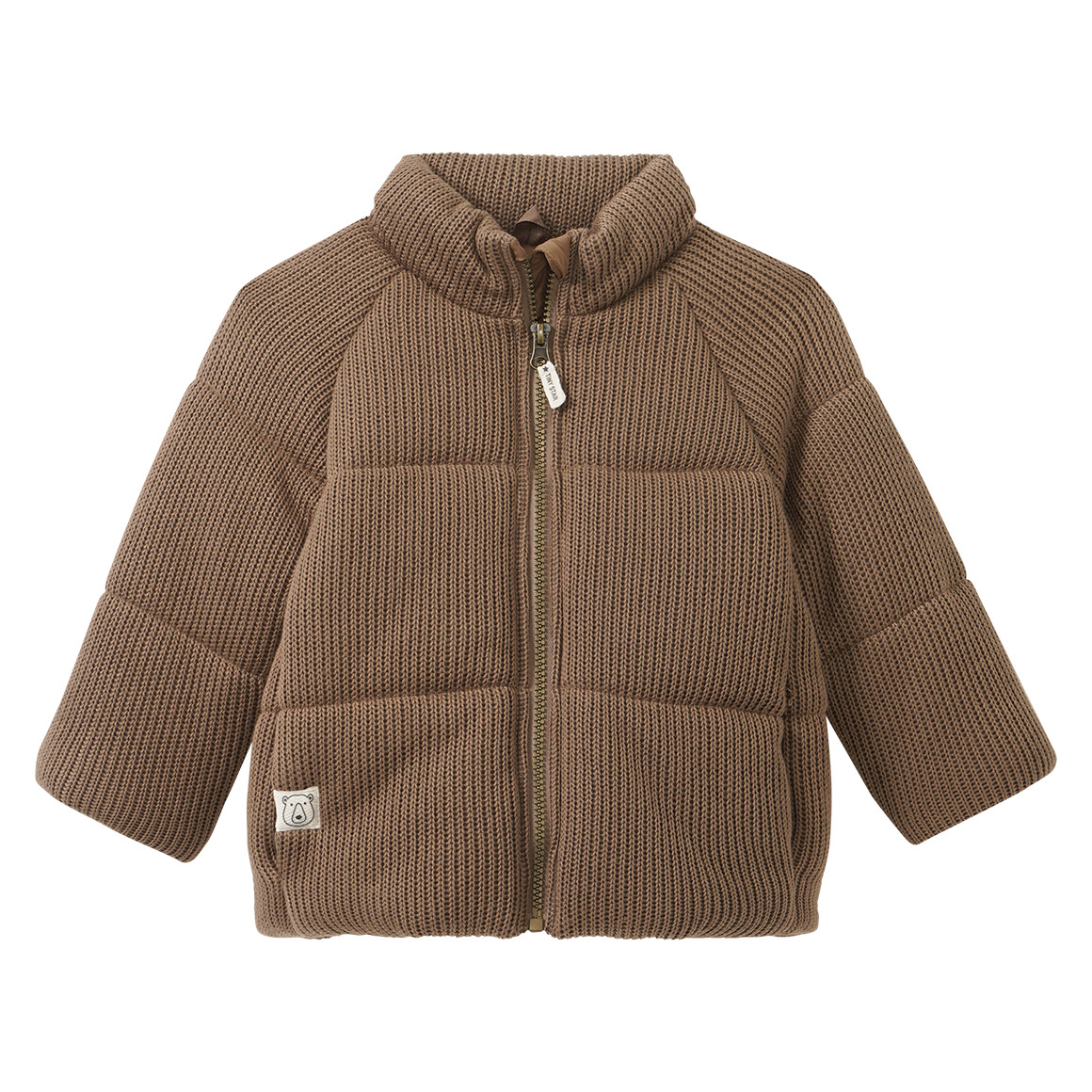 Baby Winterjacke aus Rippstrick von Topomini