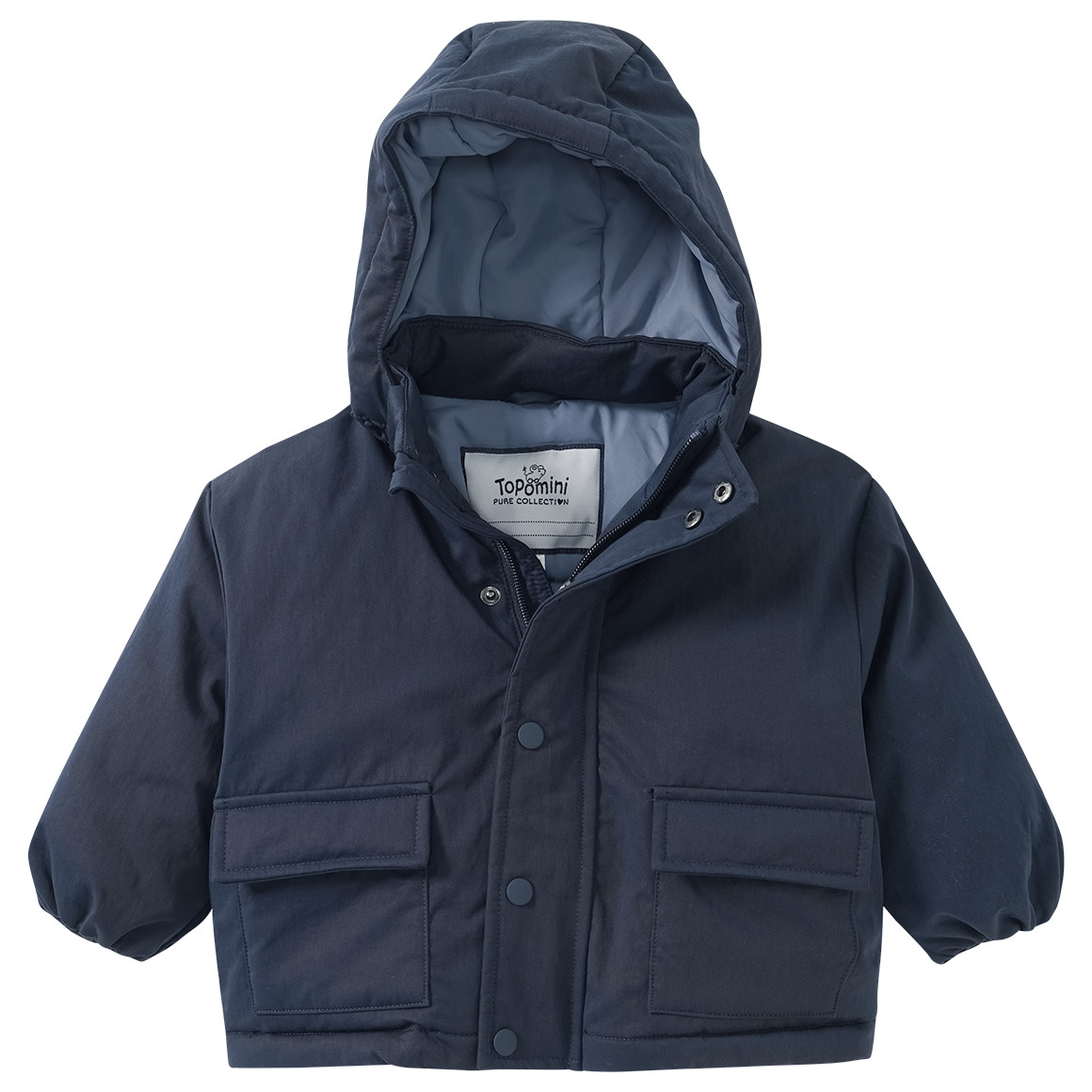 Baby Winterjacke mit Pattentaschen von Topomini