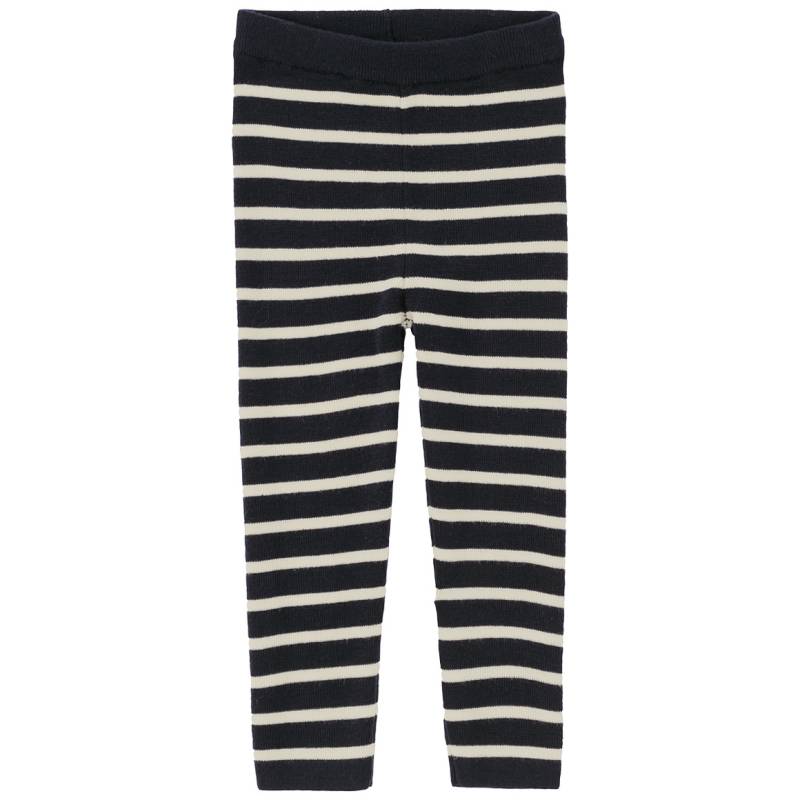 Baby Woll-Strickhose mit Streifen Baby Woll-Strickhose mit Streifen von Topomini