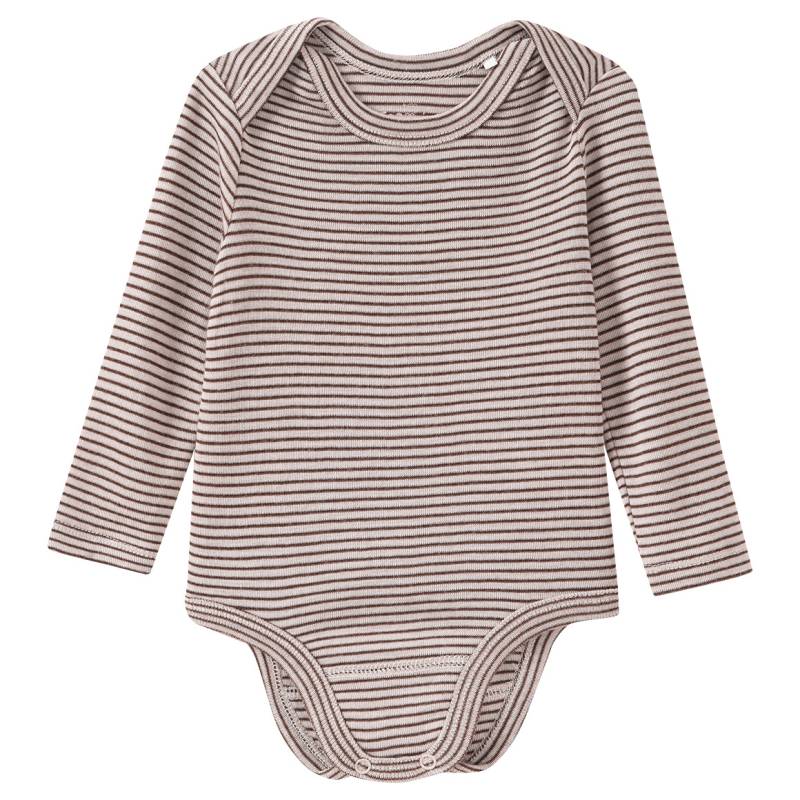 Baby Wolle-Seide-Body mit Schlupfkragen Baby Wolle-Seide-Body mit Schlupfkragen von Topomini