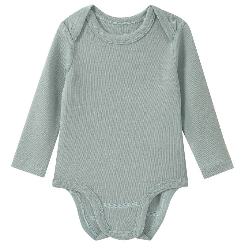 Baby Wolle-Seide-Body mit Schlupfkragen Baby Wolle-Seide-Body mit Schlupfkragen von Topomini