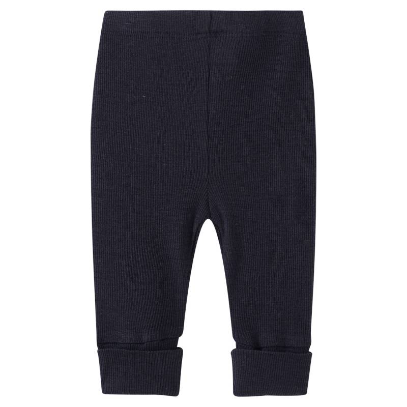 Baby Wolle-Seide-Leggings mit Ripp-Struktur Baby Wolle-Seide-Leggings mit Ripp-Struktur von Topomini