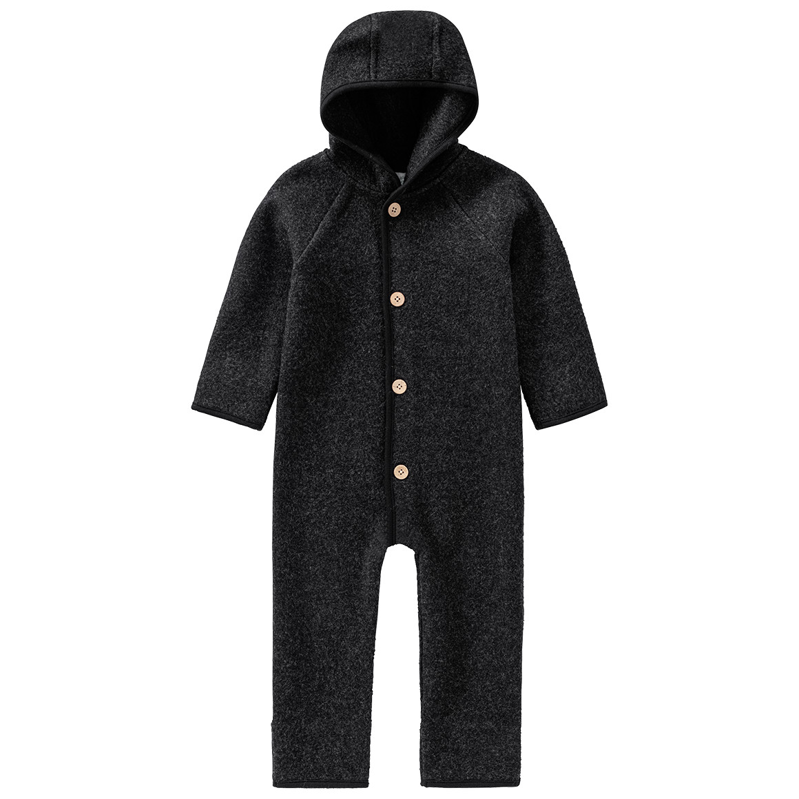 Baby Wollwalk-Overall mit Umschlagbündchen Baby Wollwalk-Overall mit Umschlagbündchen von Topomini