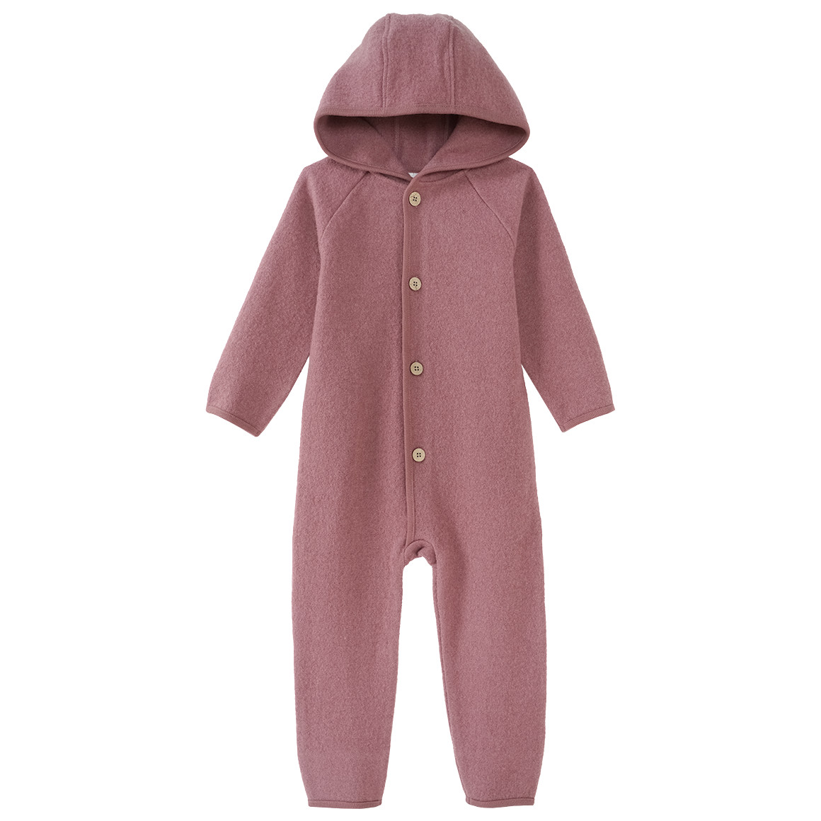Baby Wollwalk-Overall mit Umschlagbündchen Baby Wollwalk-Overall mit Umschlagbündchen von Topomini