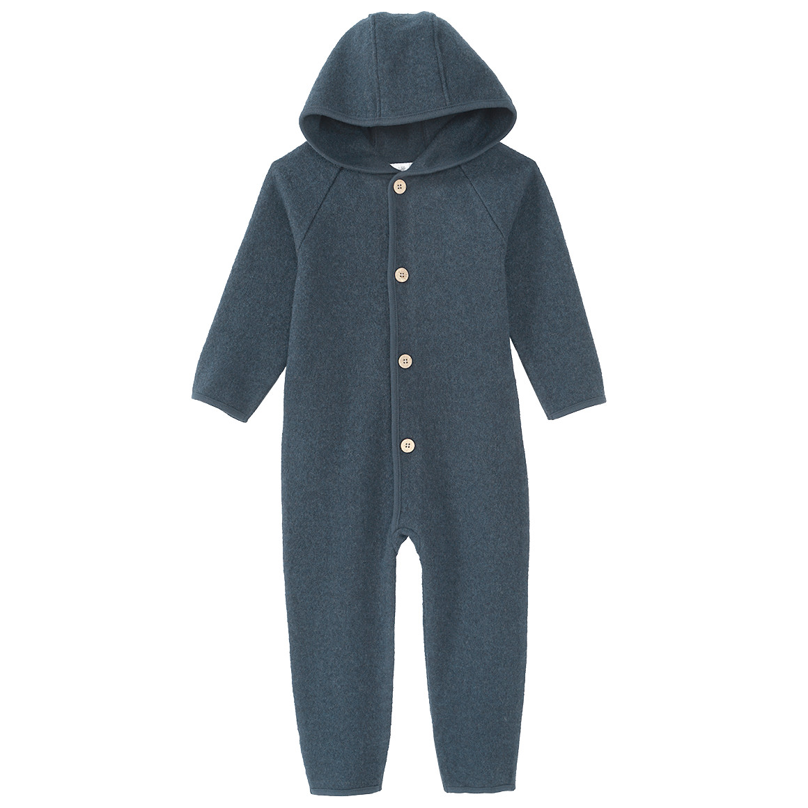 Baby Wollwalk-Overall mit Umschlagbündchen Baby Wollwalk-Overall mit Umschlagbündchen von Topomini