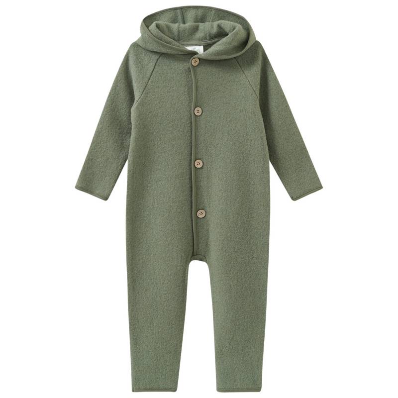 Baby Wollwalk-Overall mit Umschlagbündchen Baby Wollwalk-Overall mit Umschlagbündchen von Topomini