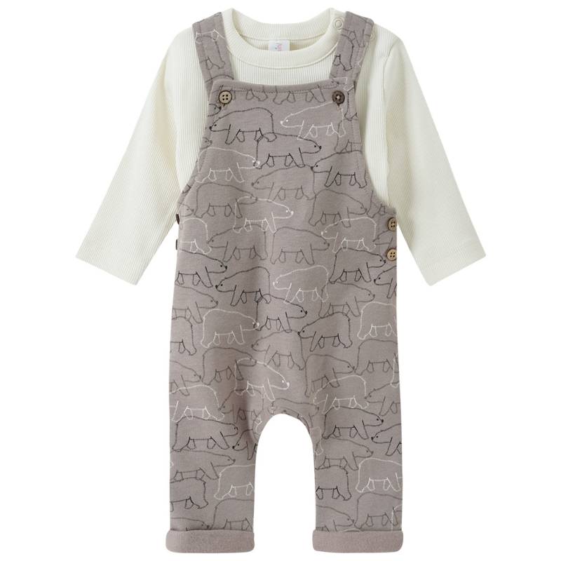 Jungen Set mit Langarmshirt und Latzhose von Topomini