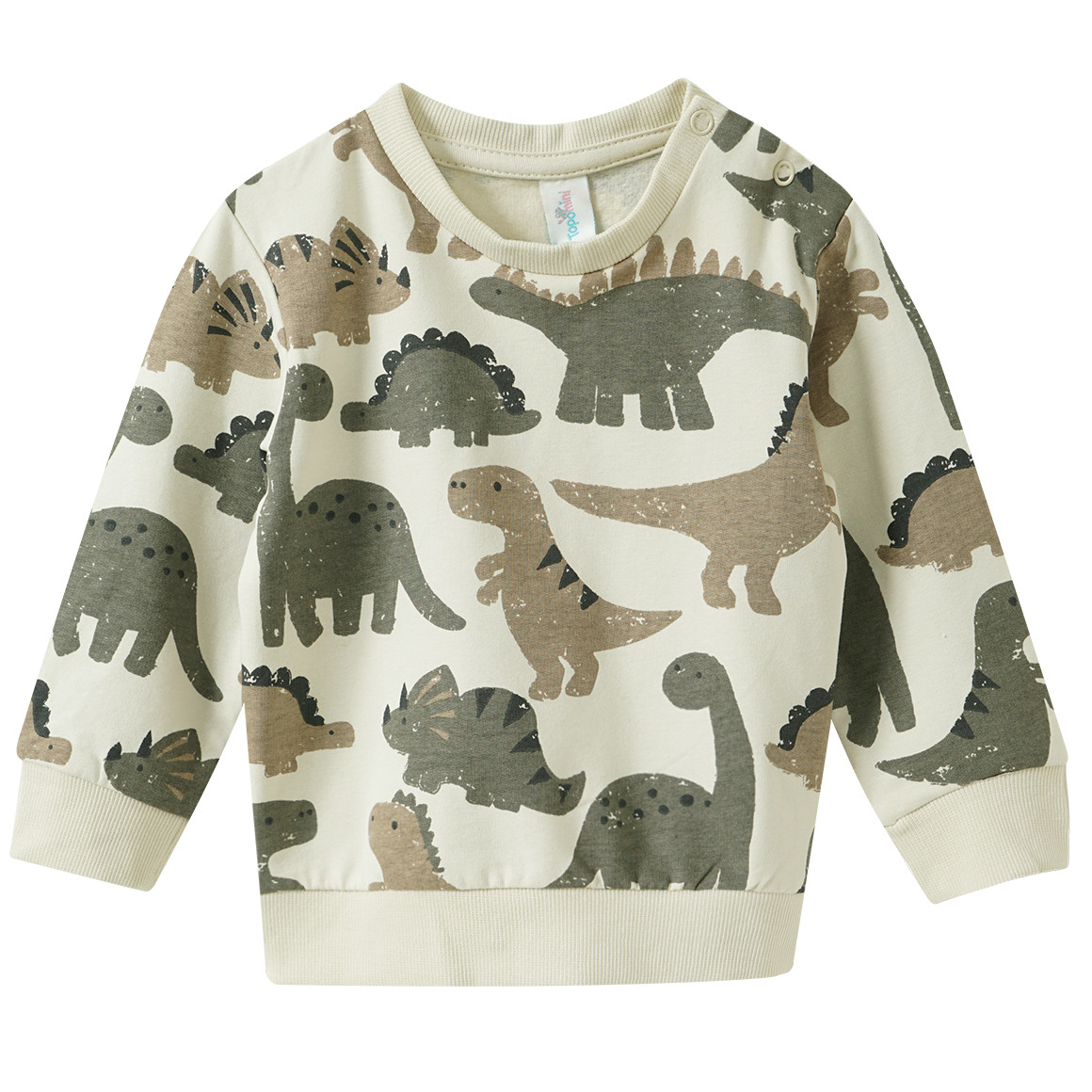 Jungen Sweatshirt mit Dino-Muster von Topomini