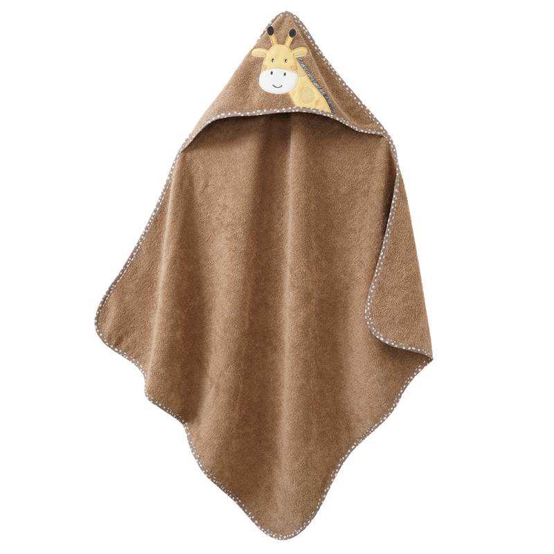 Kapuzentuch mit Giraffen-Applikation von Topomini