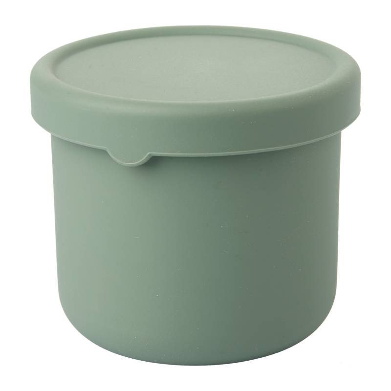 Kleine Silikon-Dose mit Deckel von Topomini