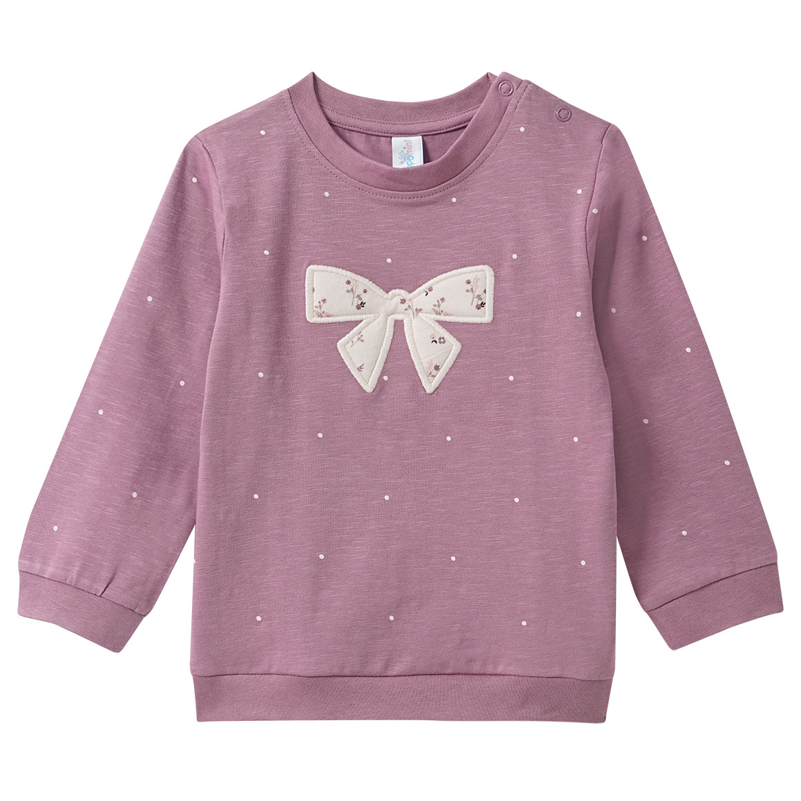 Mädchen Langarmshirt mit Bio-Baumwolle von Topomini