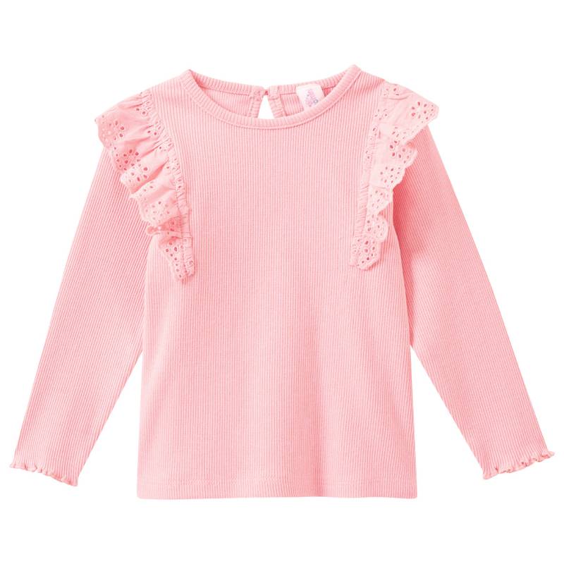 Mädchen Langarmshirt mit Häkelspitze Mädchen Langarmshirt mit Häkelspitze von Topomini
