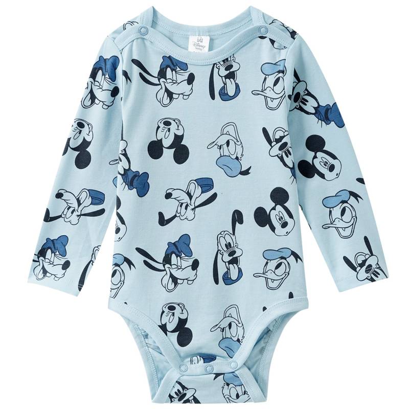 Micky Maus Langarmbody mit Allover-Print von Topomini