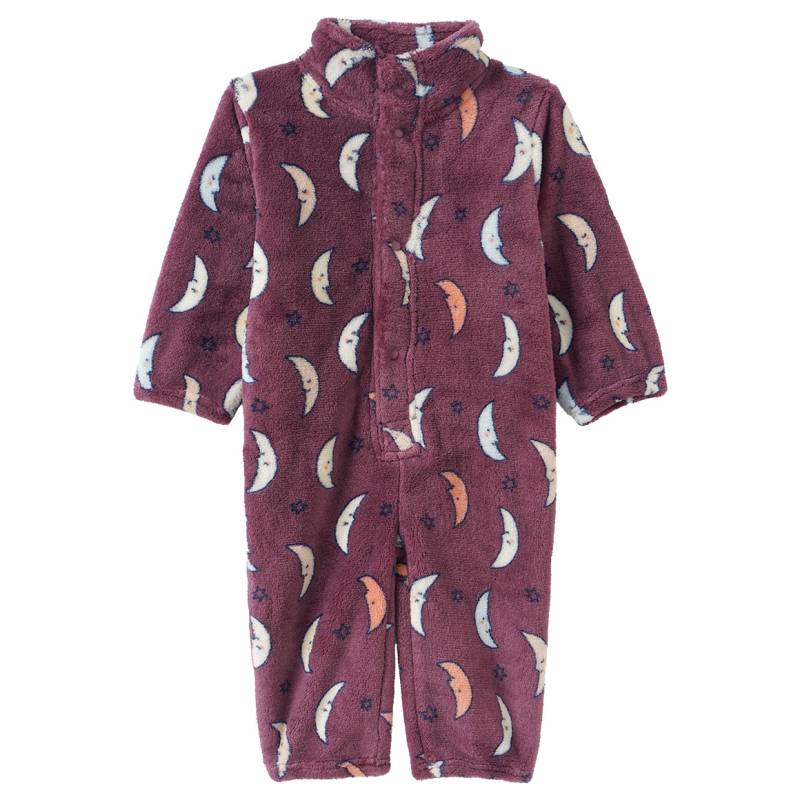 Newborn Fleeceoverall mit Mond-Allover von Topomini