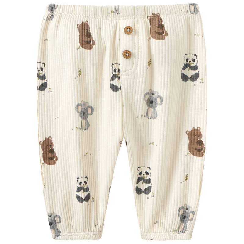 Newborn Hose mit Tier-Allover von Topomini