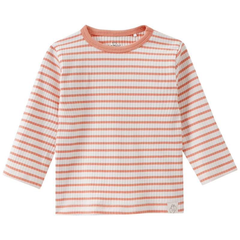 Newborn Langarmshirt mit Rippstruktur von Topomini