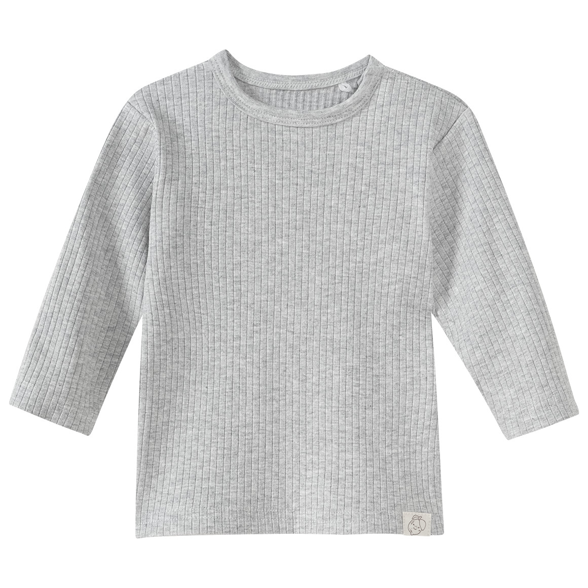 Newborn Langarmshirt mit Rippstruktur von Topomini