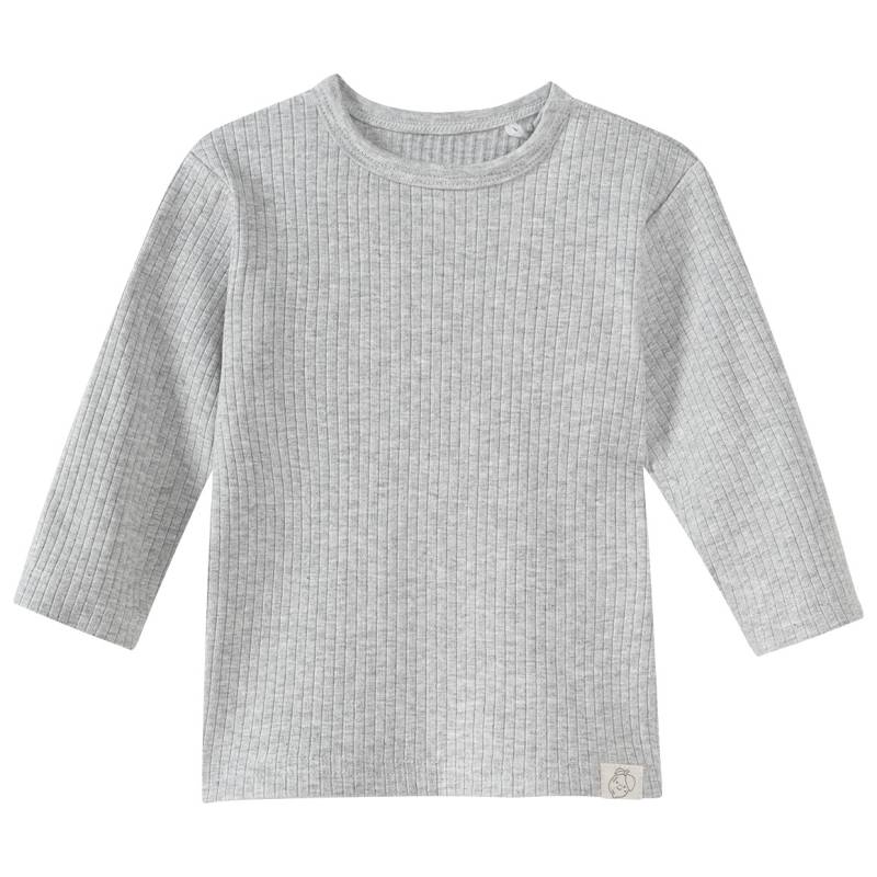 Newborn Langarmshirt mit Rippstruktur von Topomini
