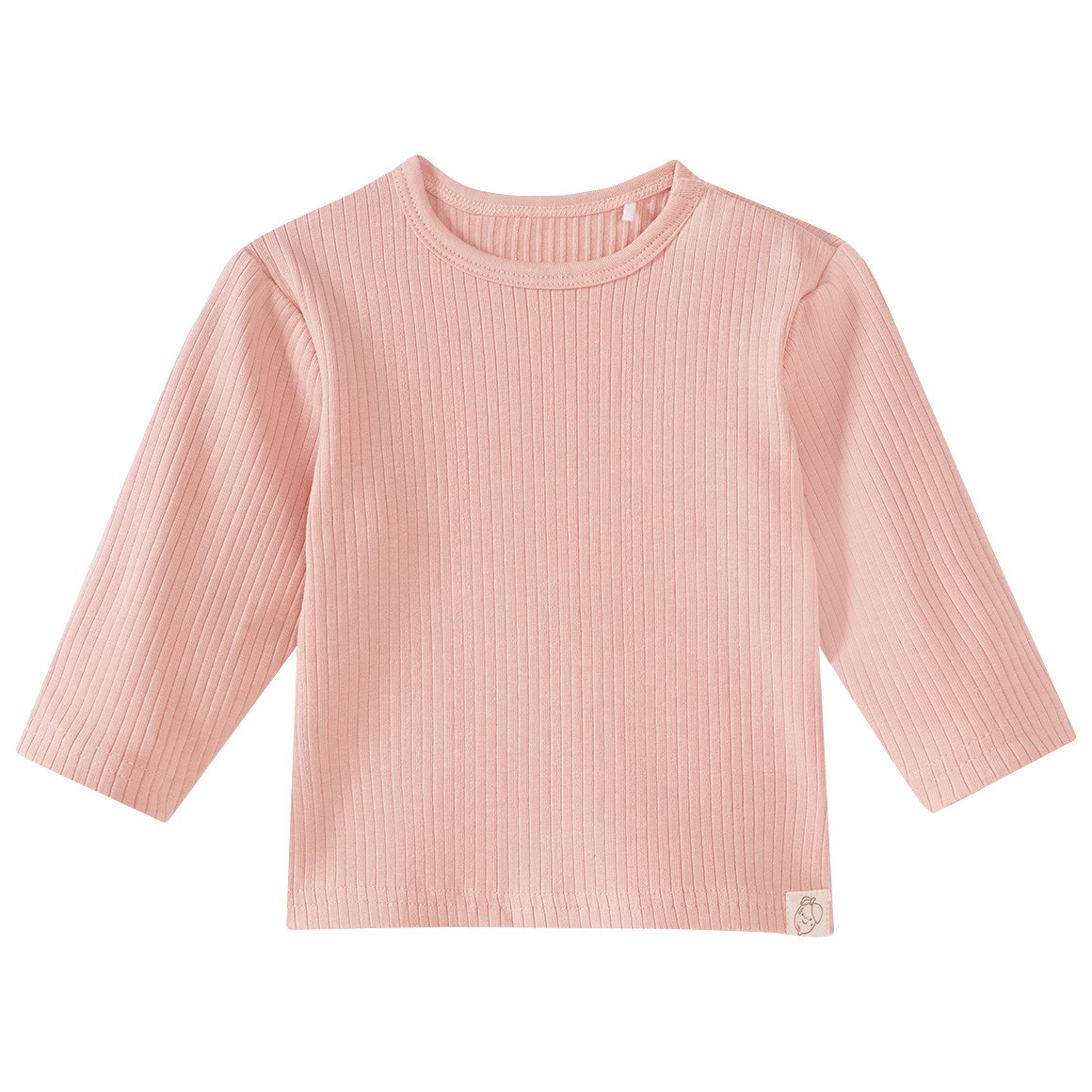 Newborn Langarmshirt mit Rippstruktur von Topomini