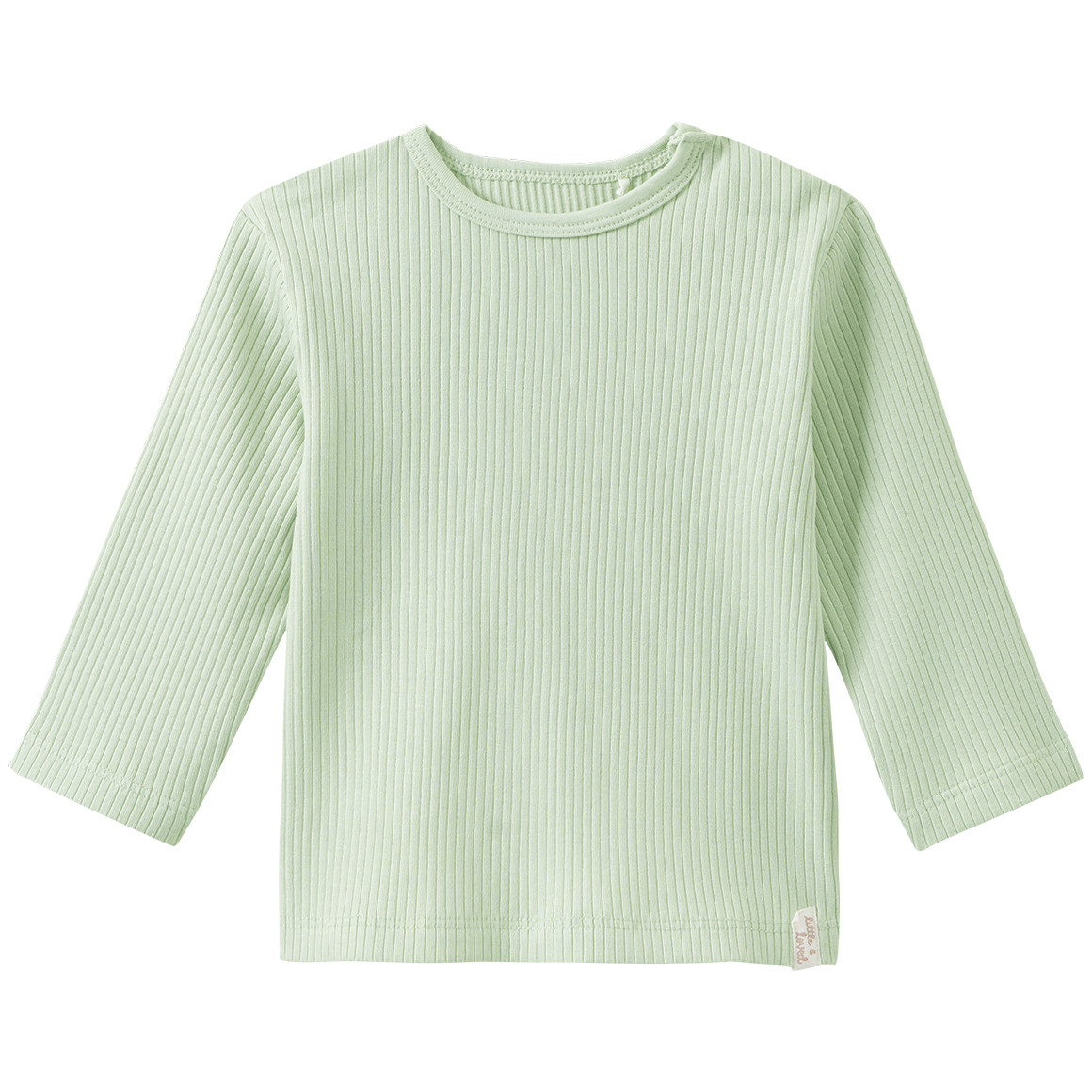 Newborn Langarmshirt mit Rippstruktur von Topomini