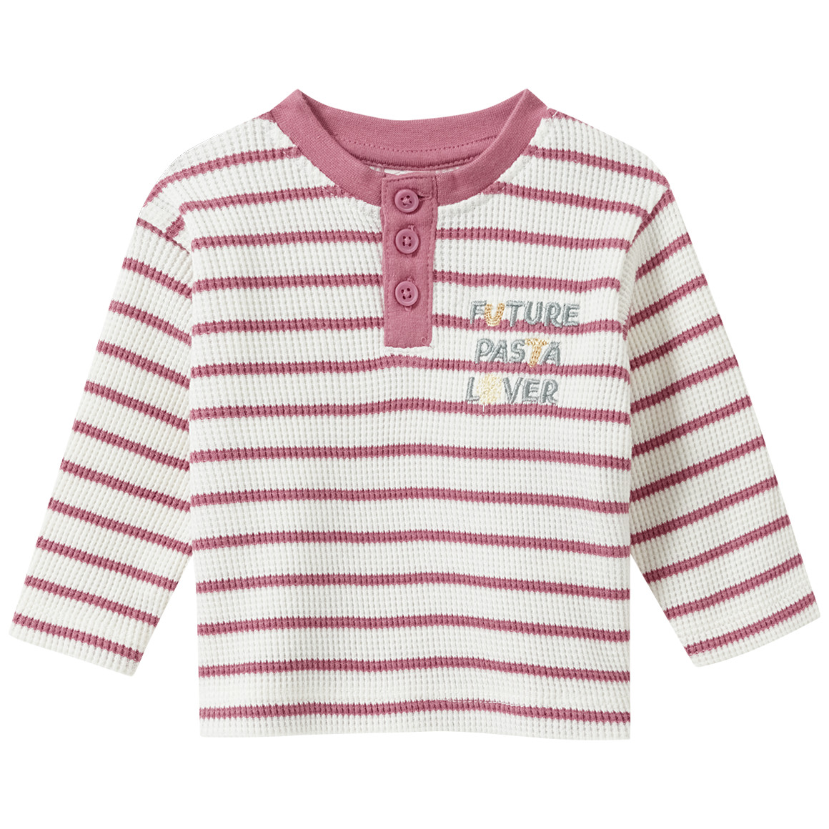 Newborn Langarmshirt mit Stickerei von Topomini