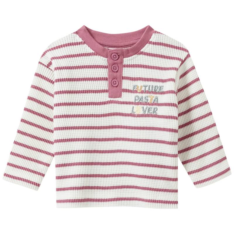 Newborn Langarmshirt mit Stickerei von Topomini