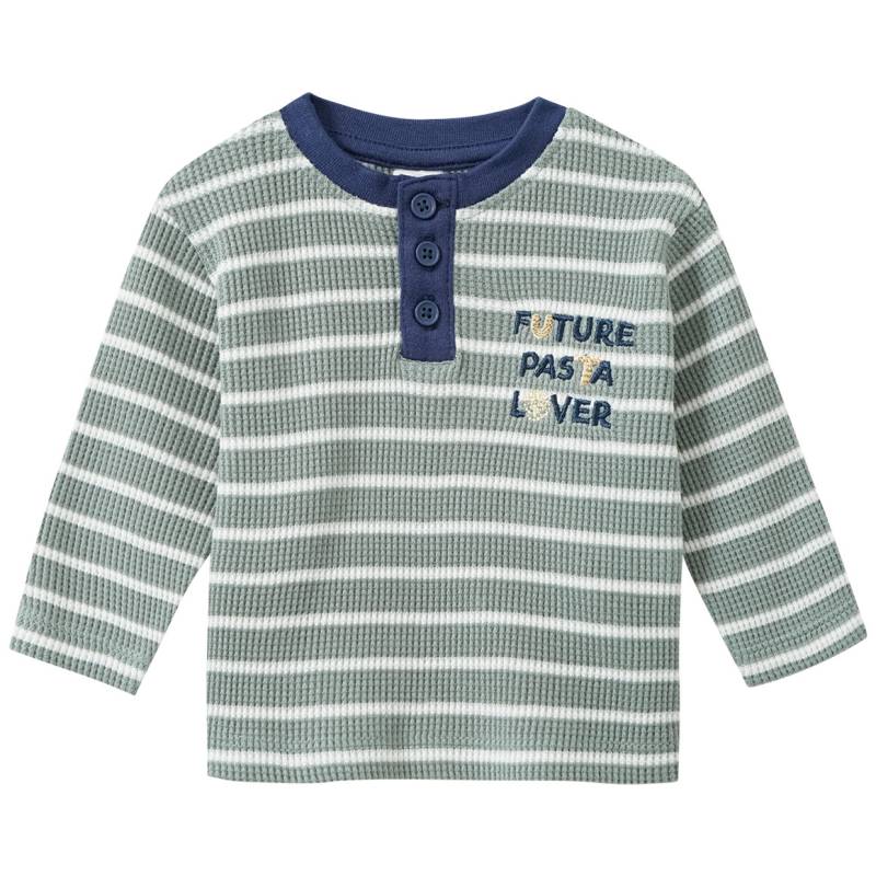 Newborn Langarmshirt mit Stickerei von Topomini