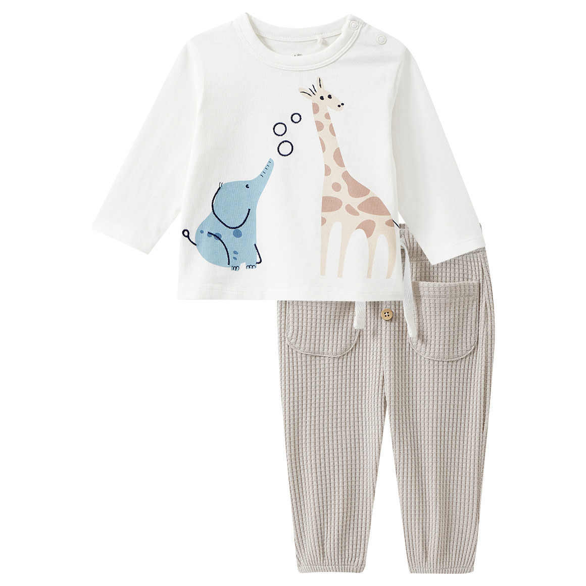 Newborn Langarmshirt und Hose im Set von Topomini