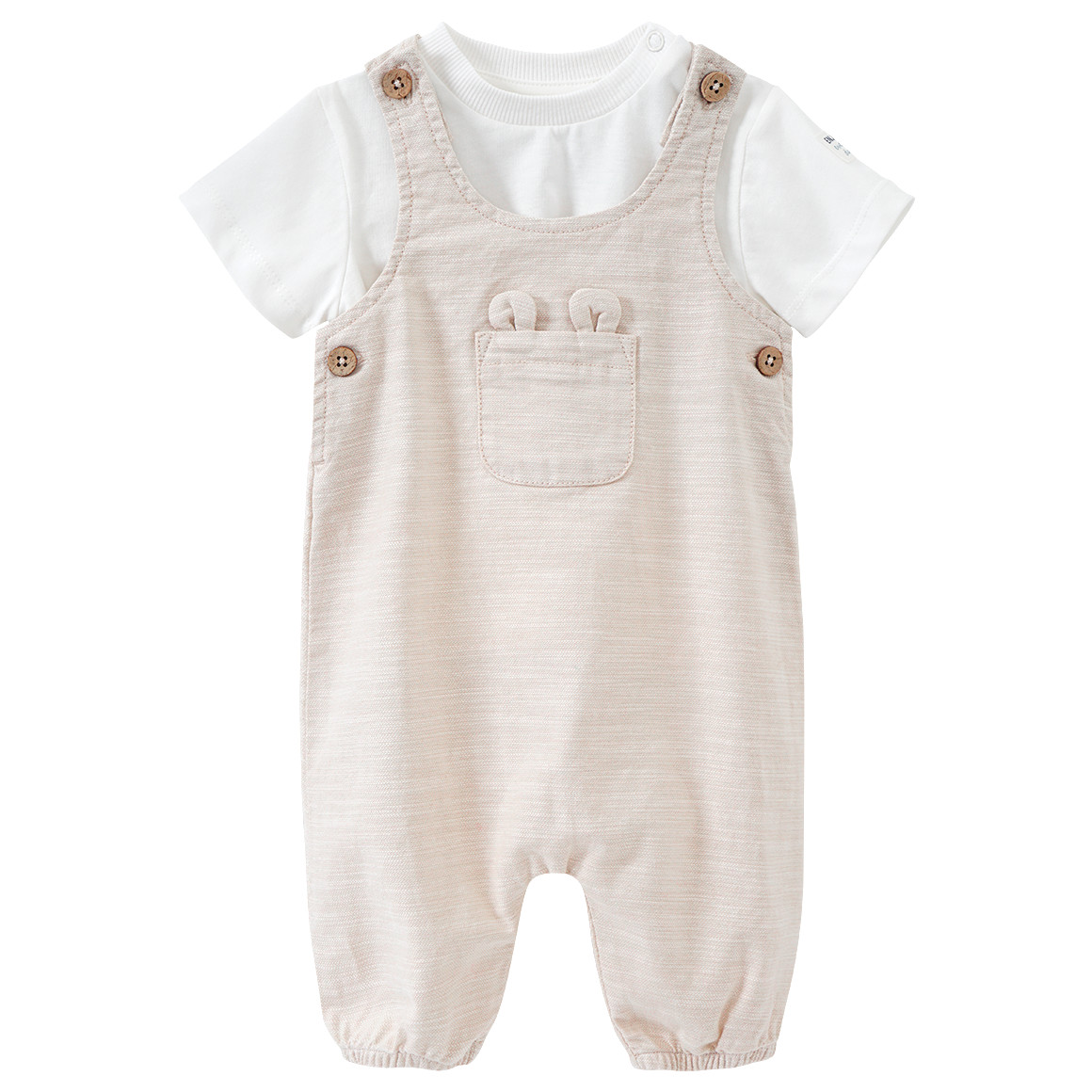 Newborn Latzhose und T-Shirt im Set von Topomini