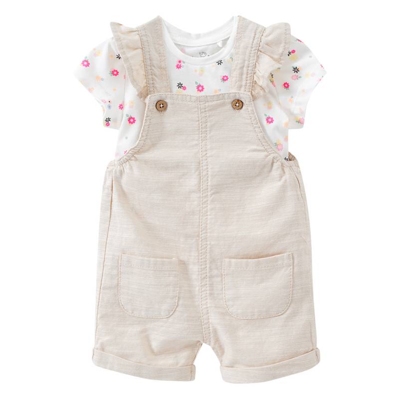 Newborn Latzshorts und T-Shirt im Set von Topomini