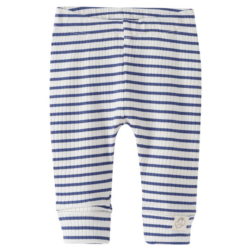 Newborn Leggings mit Rippstruktur von Topomini