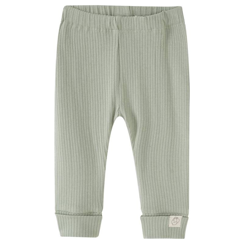 Newborn Leggings mit Rippstruktur von Topomini