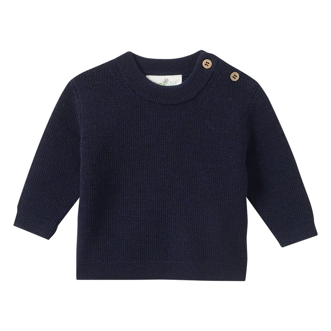 Newborn Merino-Strickpullover unifarben von Topomini