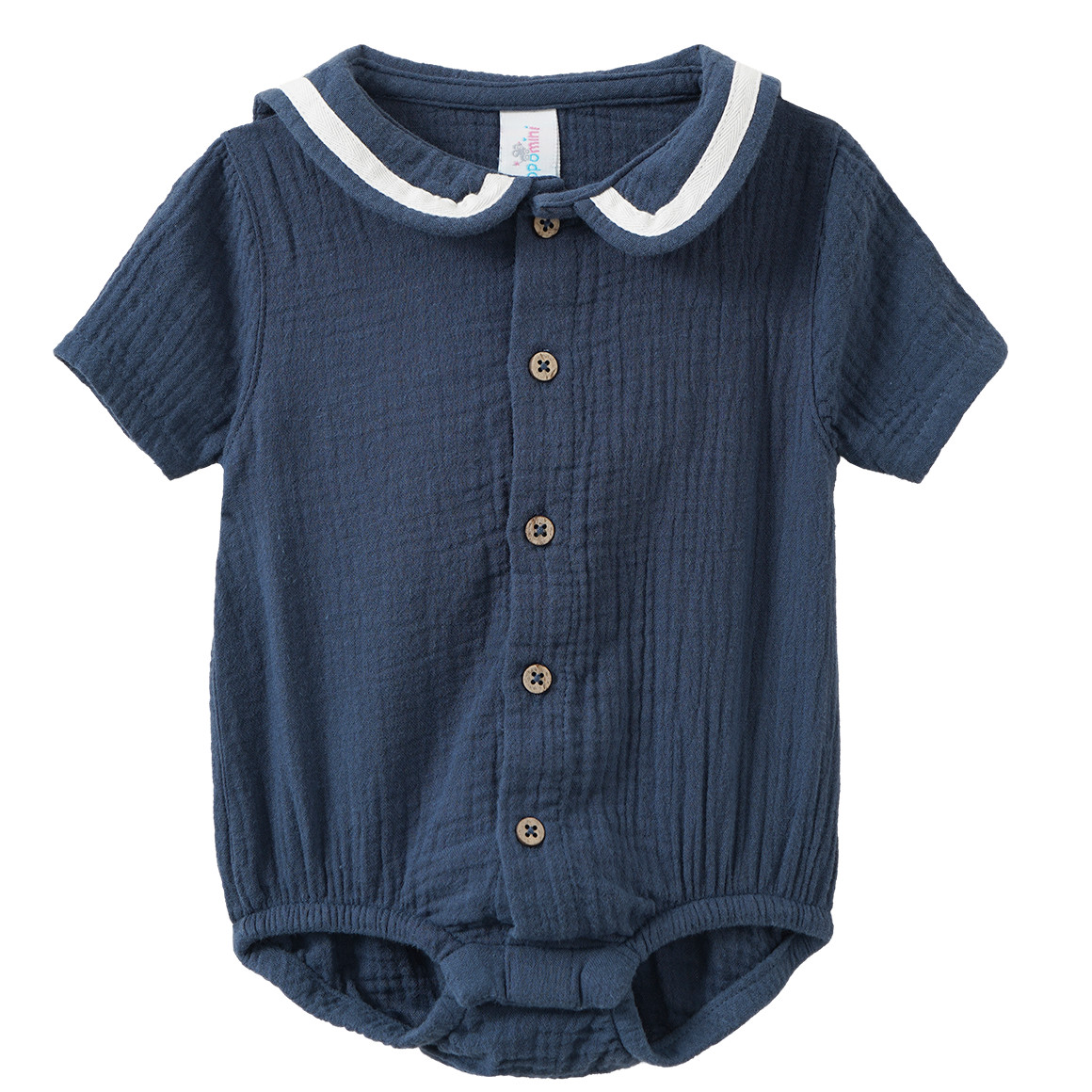 Newborn Musselin-Body aus Baumwolle Newborn Musselin-Body aus Baumwolle von Topomini
