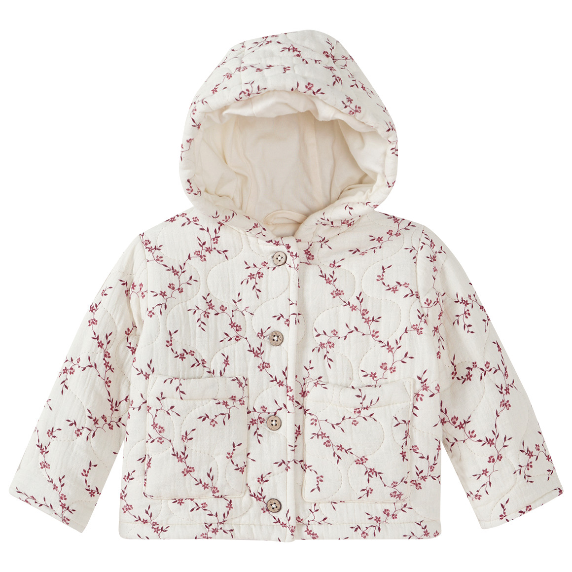 Newborn Musselin-Jacke mit Steppung Newborn Musselin-Jacke mit Steppung von Topomini
