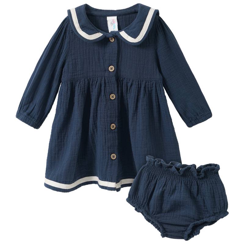 Newborn Musselin-Kleid mit Shorts Newborn Musselin-Kleid mit Shorts von Topomini