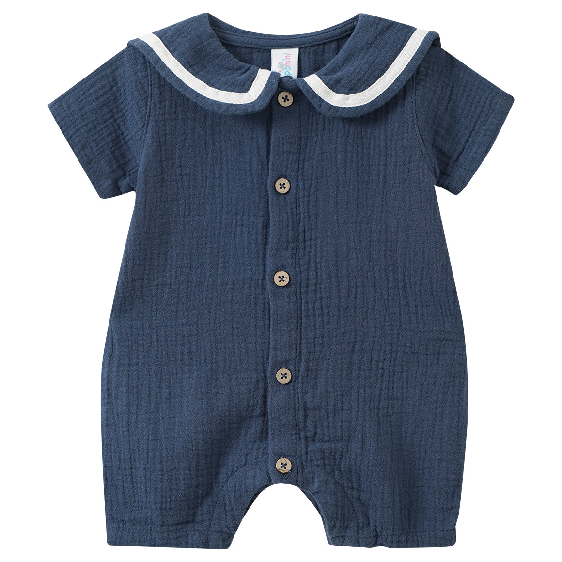 Newborn Musselin-Overall aus Baumwolle Newborn Musselin-Overall aus Baumwolle von Topomini