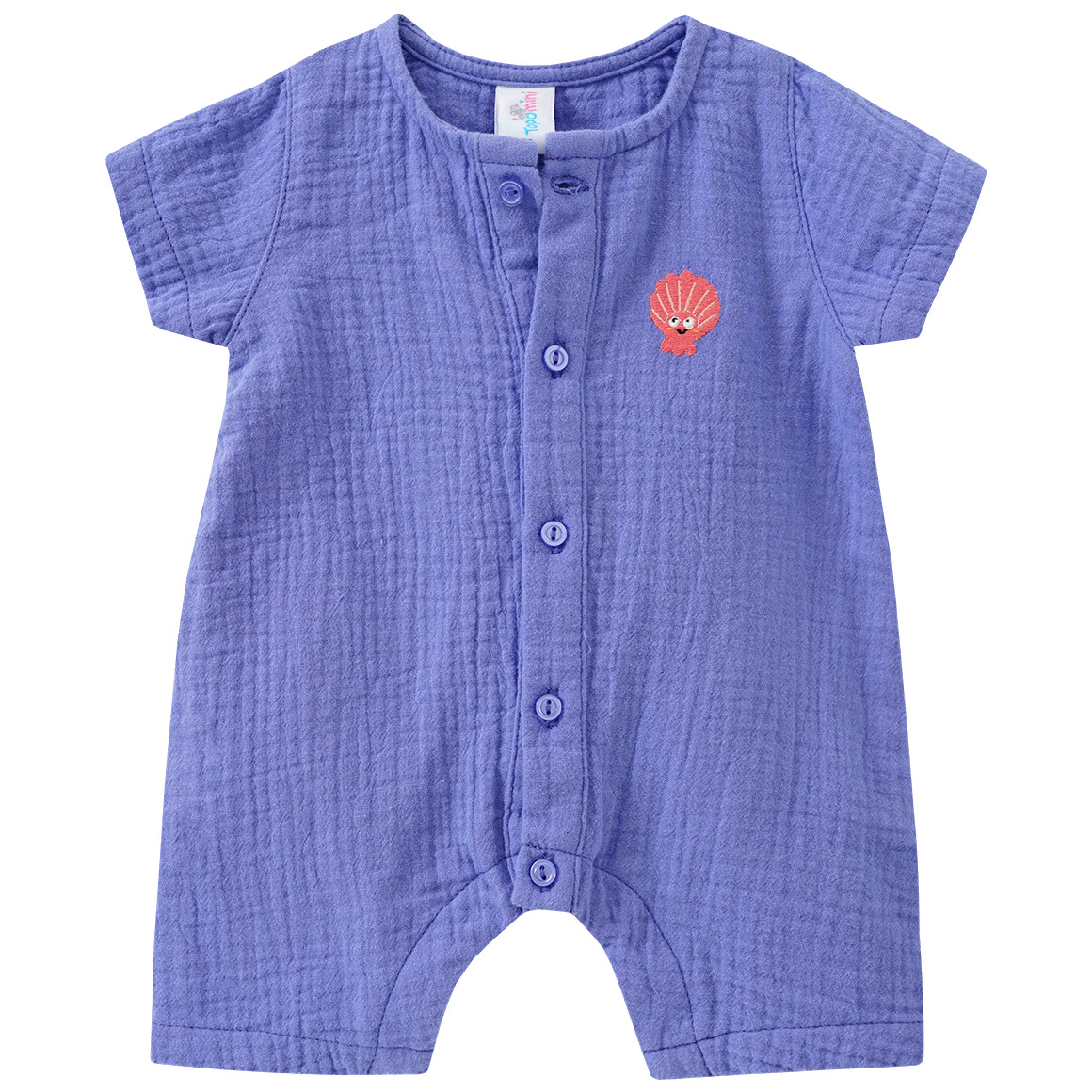 Newborn Musselin-Overall mit Stickerei Newborn Musselin-Overall mit Stickerei von Topomini