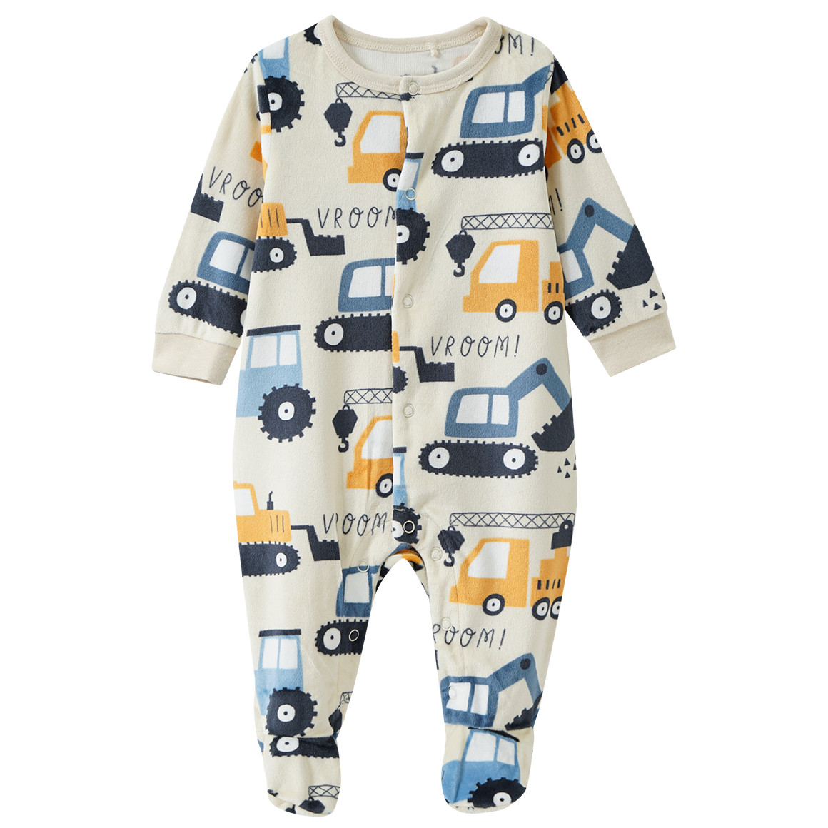 Newborn Nicki-Schlafanzug mit Allover-Print von Topomini