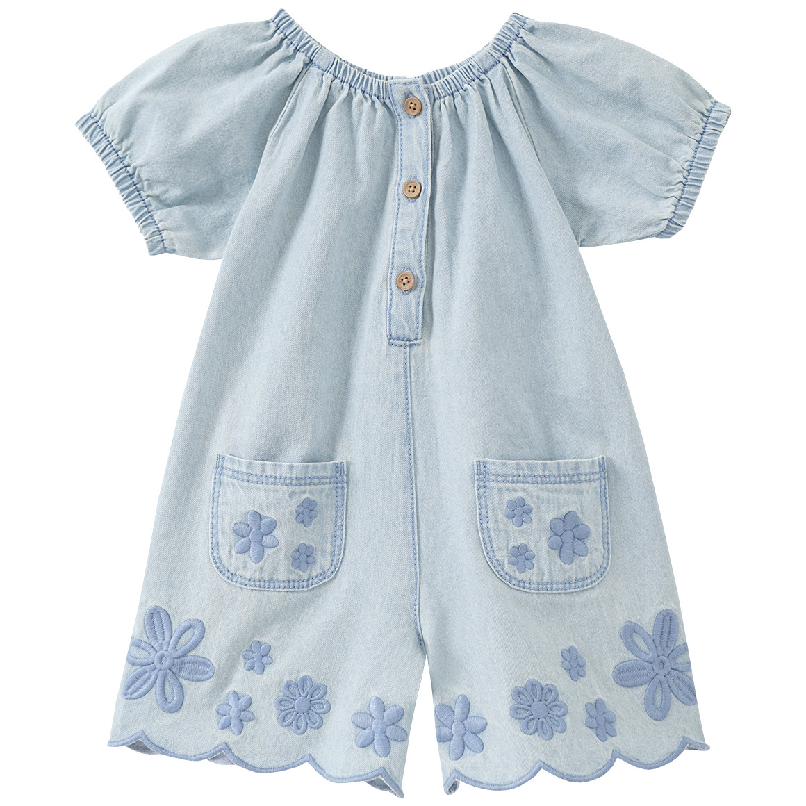 Newborn Overall in Denim-Optik von Topomini