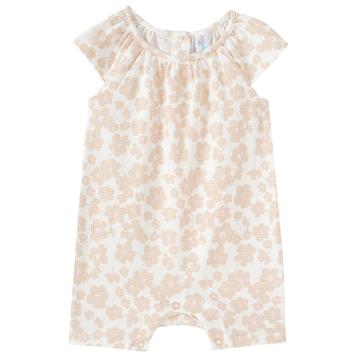 Newborn Overall mit Retroblumen allover Newborn Overall mit Retroblumen allover von Topomini