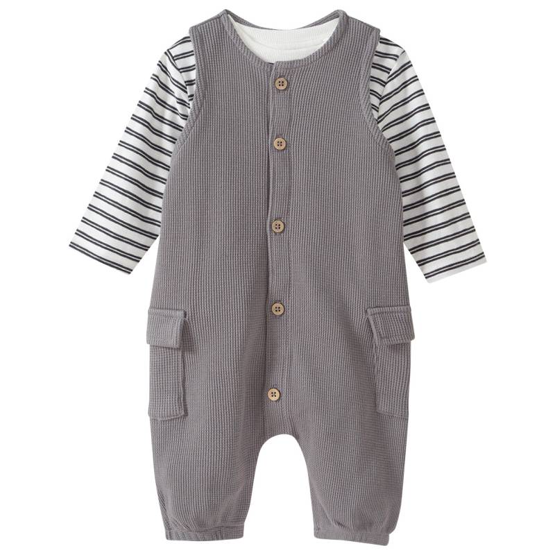 Newborn Overall und Langarmshirt im Set von Topomini
