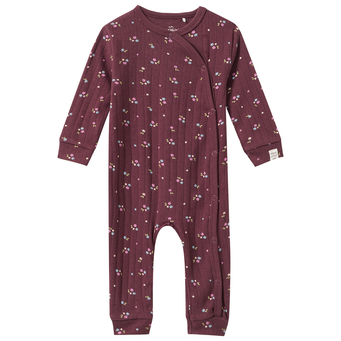 Newborn Schlafanzug mit Ajour-Muster von Topomini