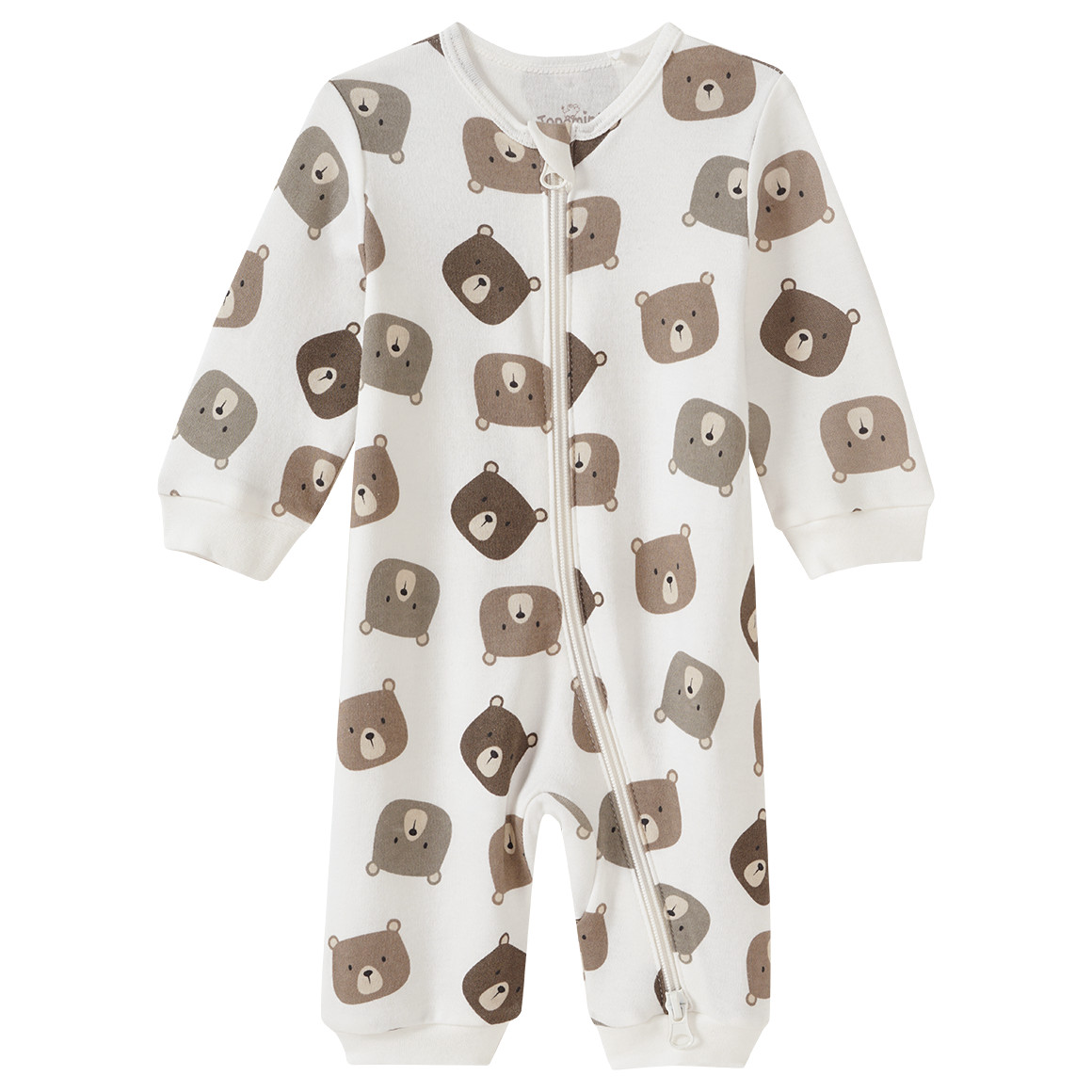 Newborn Schlafanzug mit Bären-Allover Newborn Schlafanzug mit Bären-Allover von Topomini