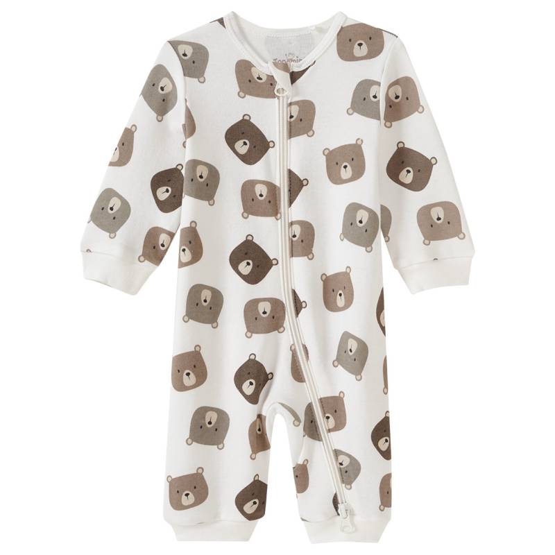 Newborn Schlafanzug mit Bären-Allover von Topomini