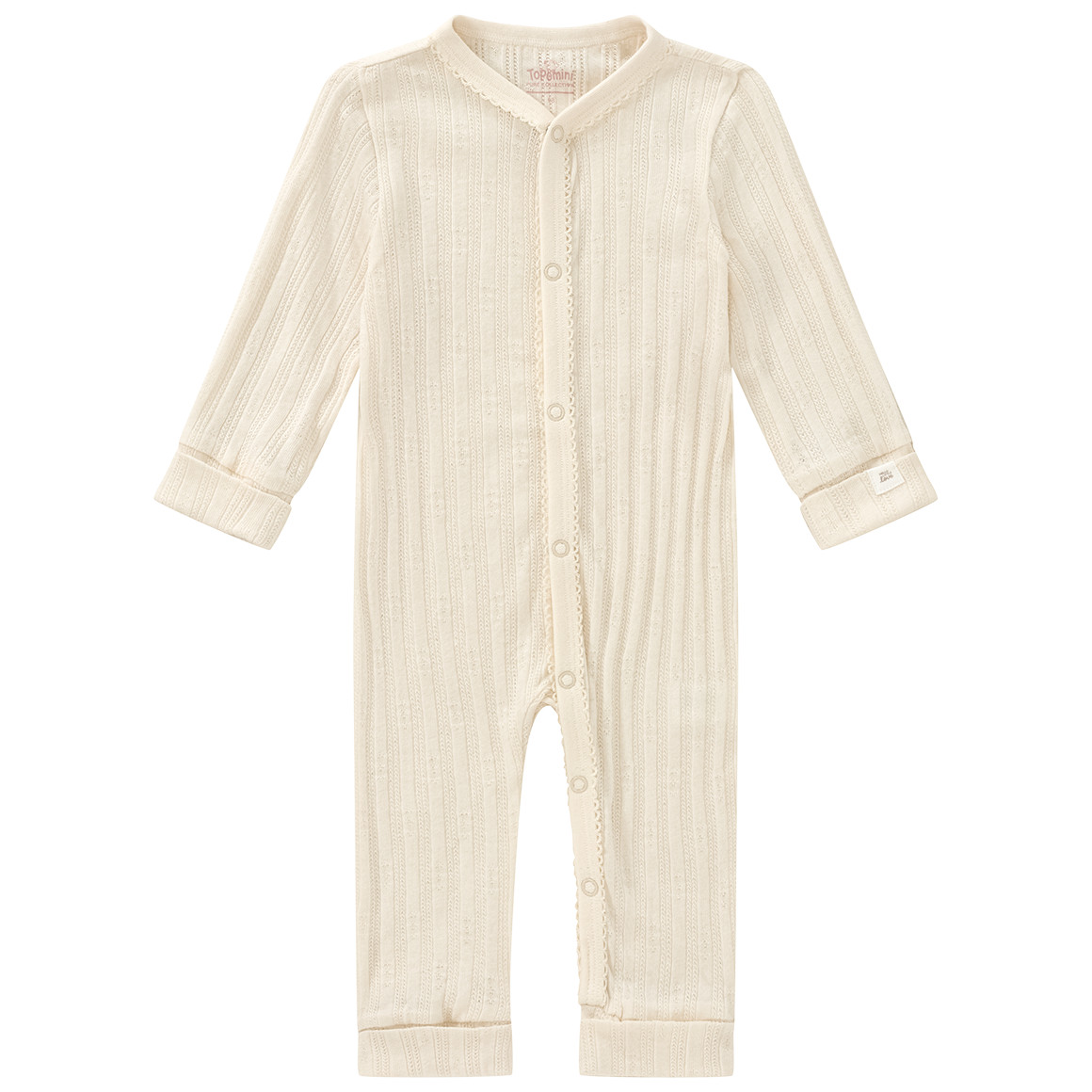 Newborn Schlafanzug mit Rippstruktur von Topomini