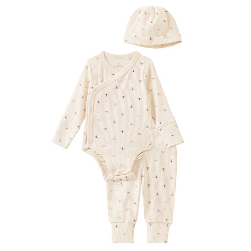 Newborn Set aus Wickelbody, Hose und Mütze Newborn Set aus Wickelbody, Hose und Mütze von Topomini