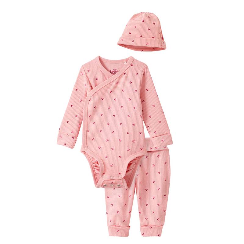 Newborn Set aus Wickelbody, Hose und Mütze Newborn Set aus Wickelbody, Hose und Mütze von Topomini